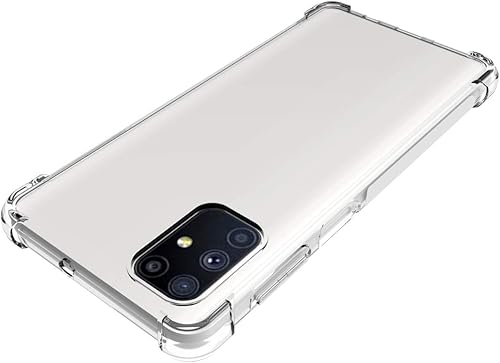 Miniatura 4 de Funda para Samsung Galaxy M51 TPU cuatro esquinas cubierta protectora transparente funda suave