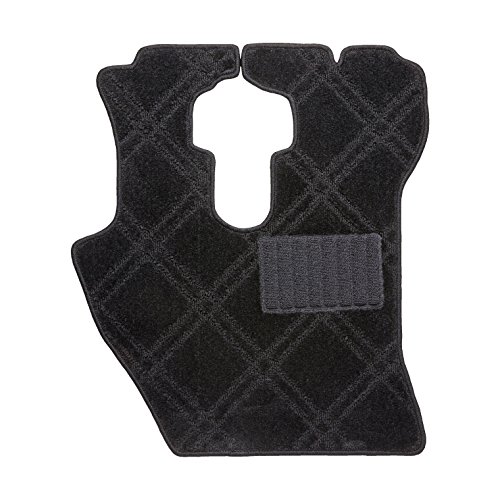 ミヤビ 雅 トラック用品 内装品 フロアマット Wダイヤ ふそう ファイブスターギガ ブラック 運転席 FM-WDII01101RBK