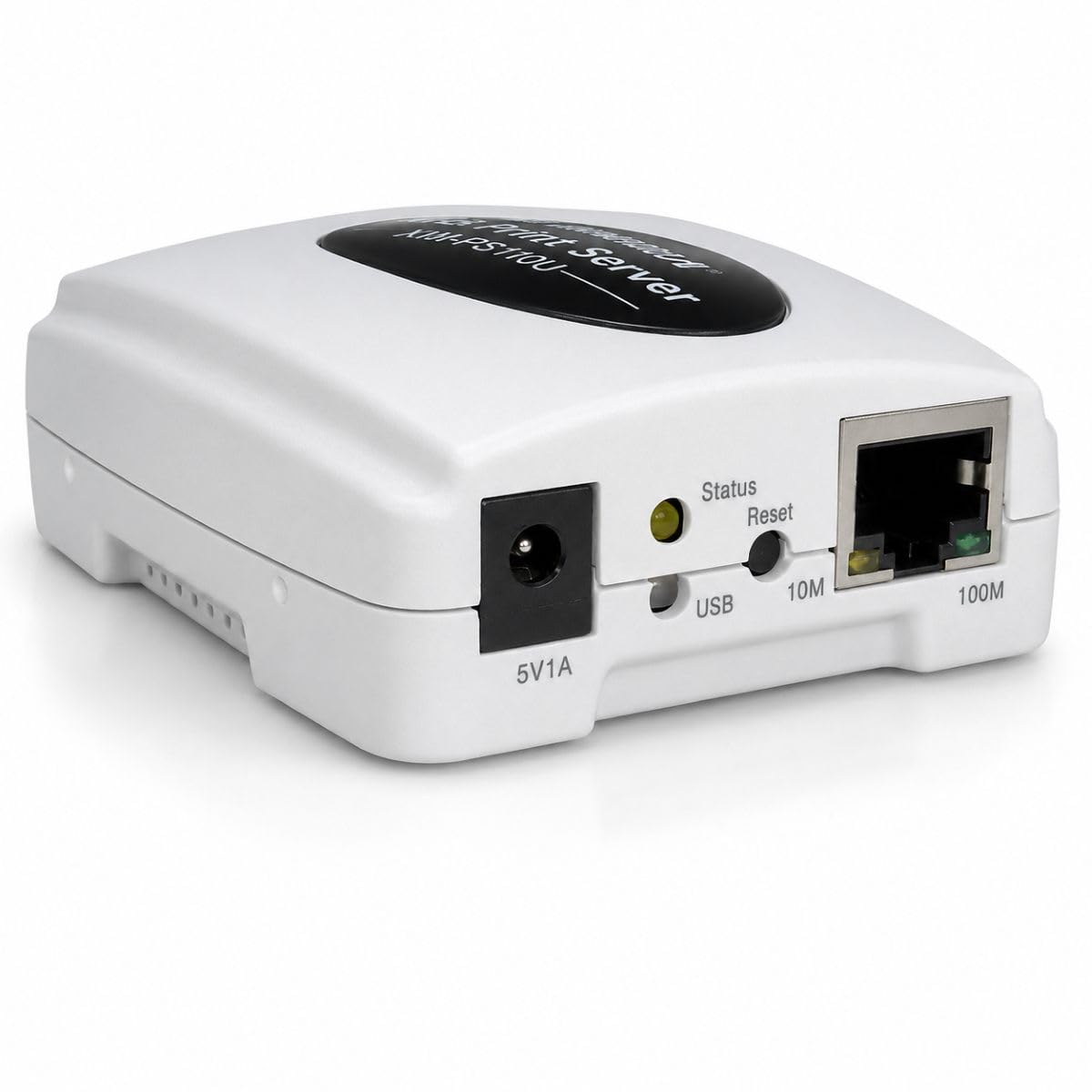 X-Media XM-PS110U - Server di stampa USB a 1 porta 10/100 Mbps, con porta USB 2.0