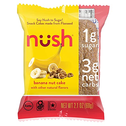 Snack Cakes And Waffle Pancake Mix Bundle By Nush Foods, Diabetic Friendly Snacks, Low Sugar, Grain Free Snacks, Keto Snack, Paleo, Gluten Free, Snack Gifts (1 Bag Pancake Mix, 10 Snack Cakes) #TOP2