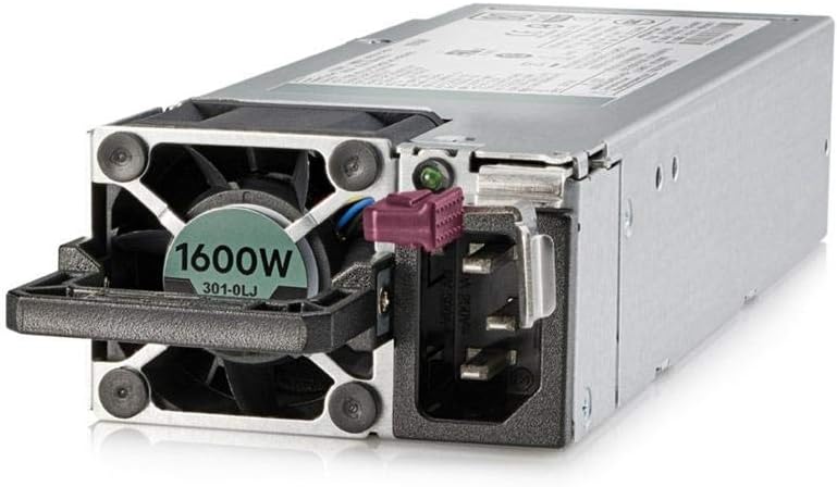 HP Enterprise 1600-watt Flex-Slot Platinum Hot-Plug Power Supply, 830272-B21 (Renewed)