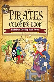 Paperback Pirates Coloring Book [Large Print] Book