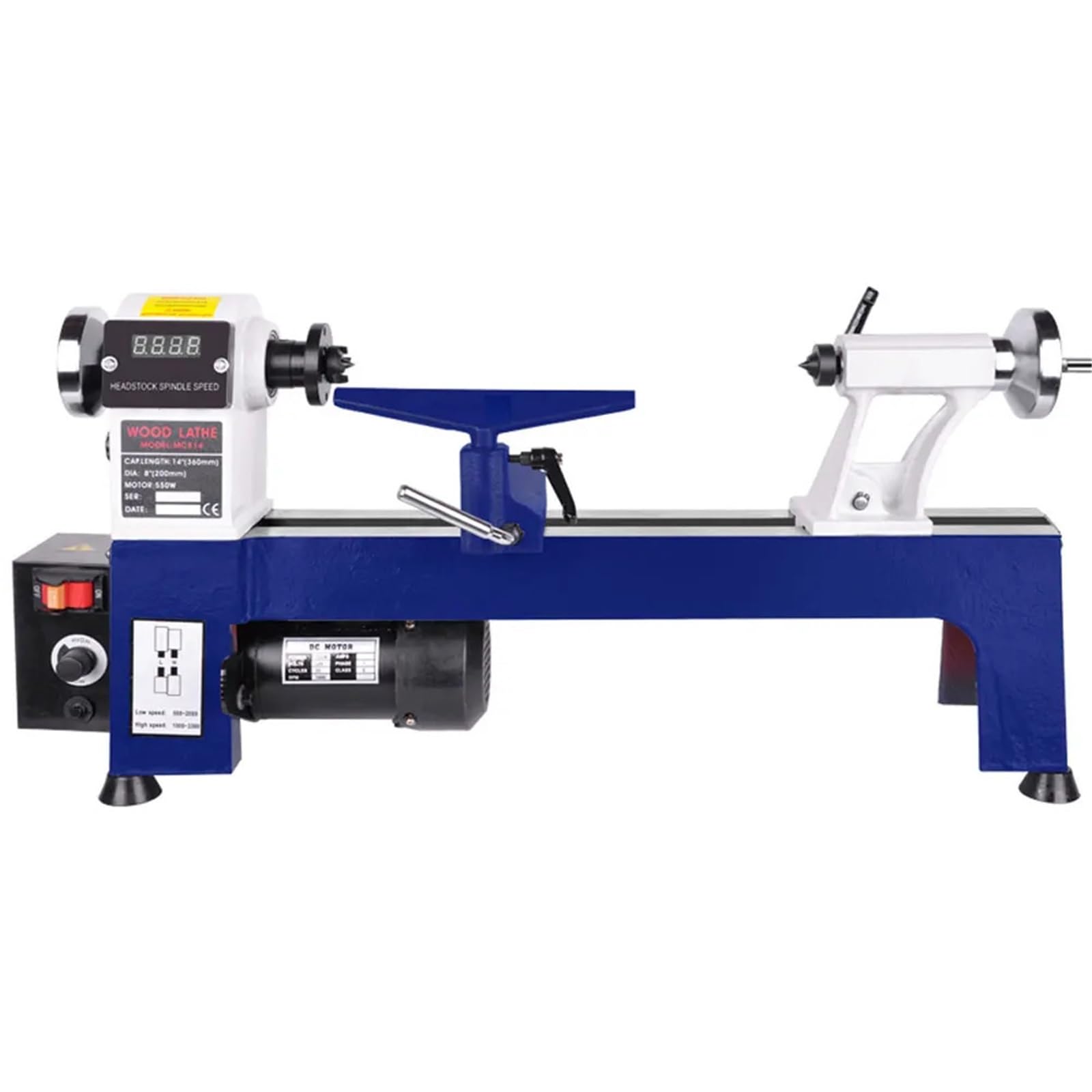 Mini tornio for la lavorazione del legno, piccola macchina for tornire for domestica multifunzione da 8 pollici for produzione di penne fai te Ad alte prestazioni