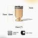 Calidad Diamond Core Drill Bit - Vacuum Brazed Diamond Hole Saw - High-Precision Core Drilling - Multi-Purpose Drill Bit for Stone, Ceramics, and Tiles - Hole Saw Drill Bit - for Angle Grinder - 35mm