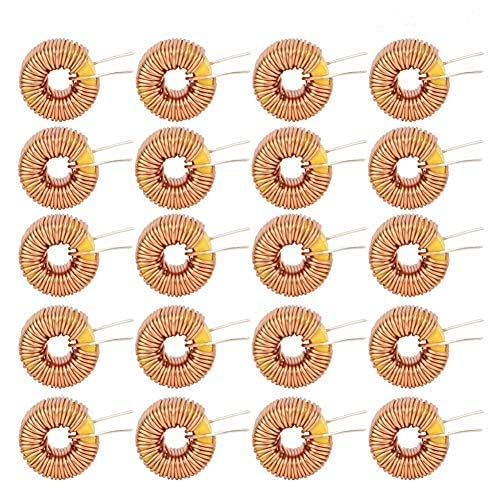Fafeicy 20Pcs Toroid Inductor Wire, Toroid Core Inductors Wire Copper Coil For Pcb Circuit Board 100Uh 0.6Mm #TOP25