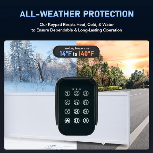 COZ Wireless Keypad For Gate Opener Code Entry Security