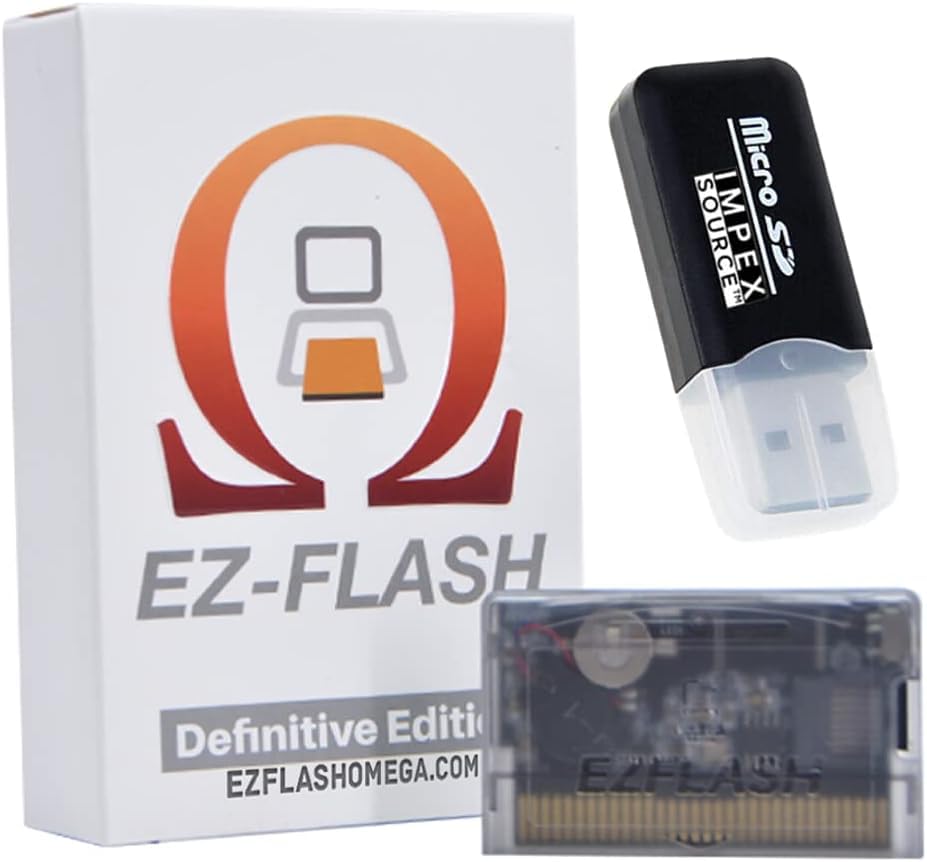 Image of EZ Flash Omega Definitive Edition EZFlash Game Card EZ-Flash for GBA GBA SP DS NDS NDS Lite iDSL IMPEX Source