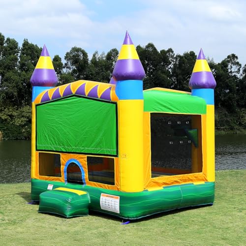 JumpOrange Commercial Grade Inflatable Jungle Zoo Bounce House Backyard Party Moonwalk Size 13'x13' - Image 5