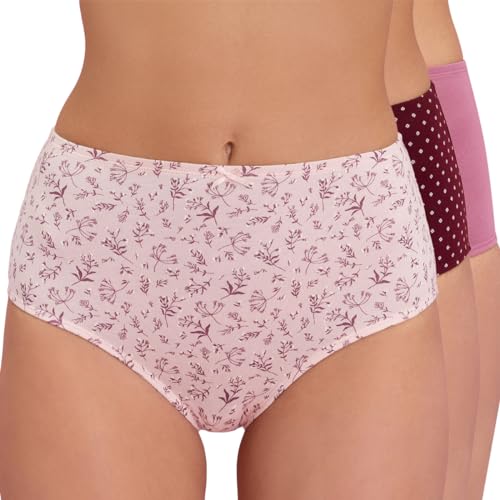 Image of NYKD by Nykaa Cotton Stretch High Rise Full Brief Panty | Everyday Comfort | with N-Fresh Technology that Keeps Bacteria and Odour Away Making You Feel Fresh - NYP104,Assorted 14,S