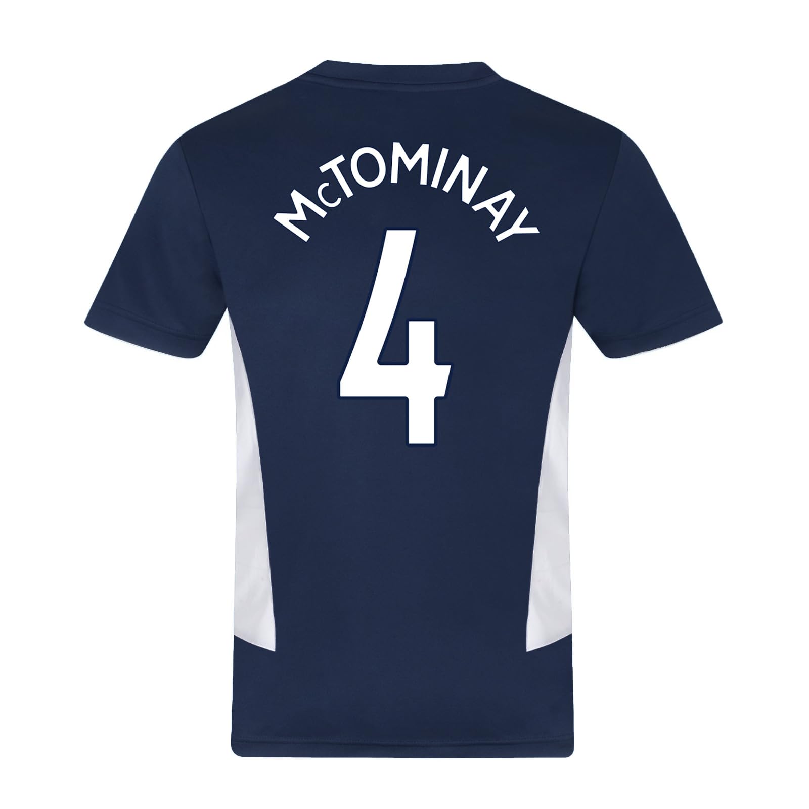 Scottish FA Scotland Boys McTominay 4 Poly T-Shirt Navy 10-11 Years