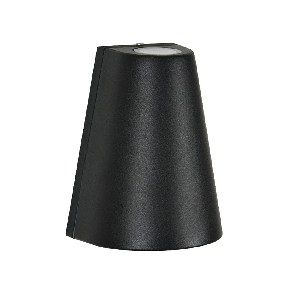 VDOQTLJT Outdoor Exterior Wall Sconce Fixture IP65 Patio Lamp Matte Black Light Die-Cast Aluminum Porch Lamps Waterproof Up Down Outside Lights for Garden Pathway