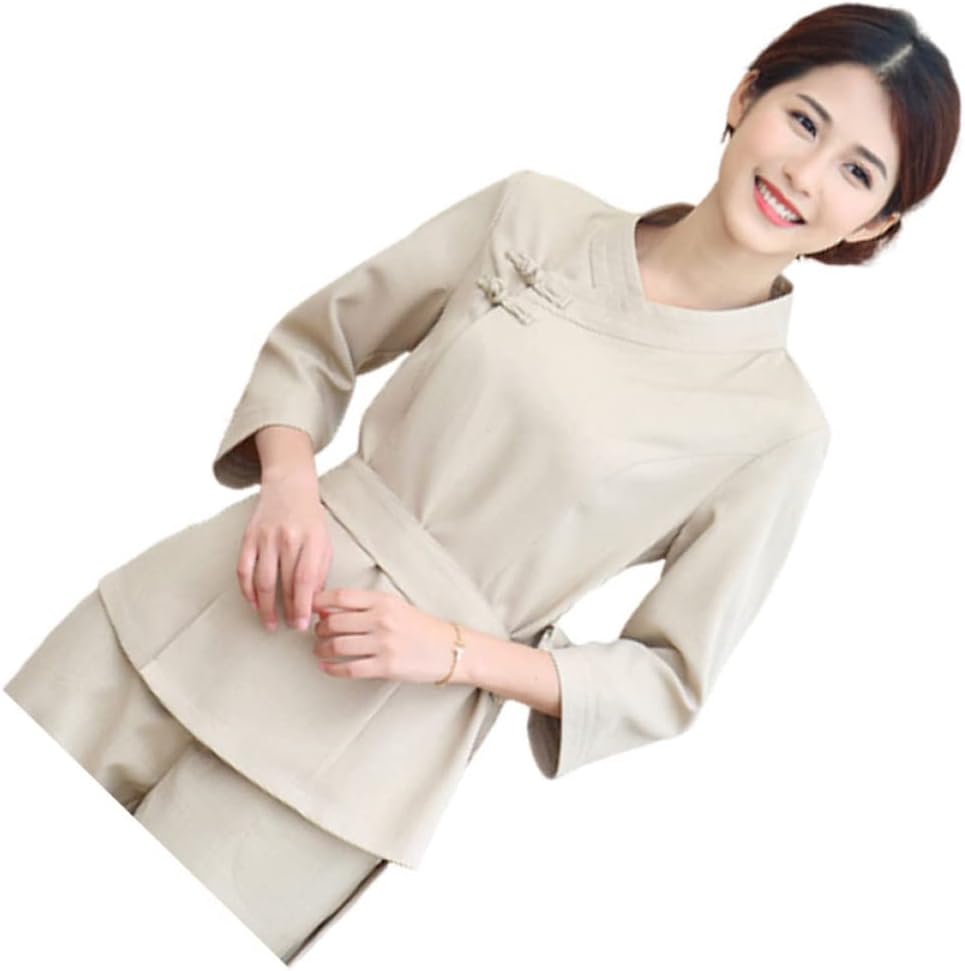 BESPORTBLE Women Salon Aprons Hair Stylist Overalls Spa Suit Dyeing Clothes Foldable Lightweight