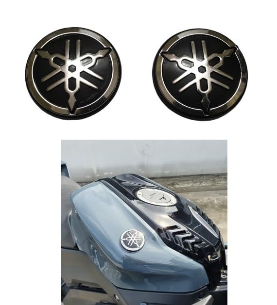 PHITO Bike Fancy Back Tank Mono Kit Logo and Stickers Compatible with Yamaha R15 V3/V4 [SILVER3]-image-33