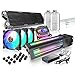 Raijintek Scylla Pro CA360 Wasserkühlungs-Set, Water Cooling Kit, All-in-one Liquid CPU Cooler Kit, Lüftern und Pumpe mit AGB, Fernsteuerung