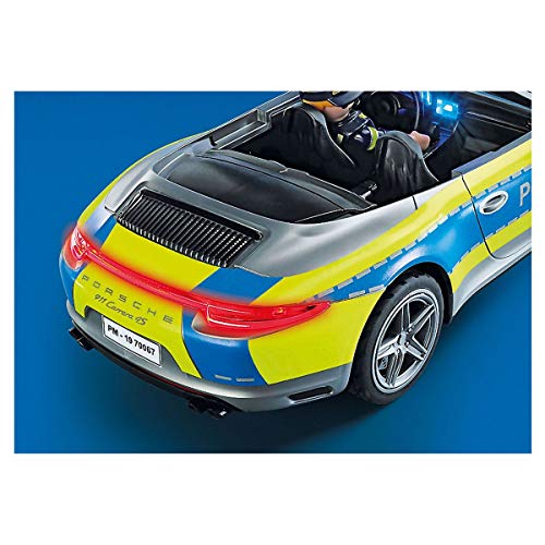 PLAYMOBIL | Cars | Porsche 911 Carrera 4S | Polizei mit Polizei-Licht und Sound | Empfohlen ab 4 Jahren | 70067 – Ansicht 2