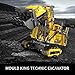 Mould King 17070 App Control Large Excavator Building Kit, RC Diggers Construction Set, Mining Excavator Construction Vehicle Building Blocks for Adults (4767 Pieces)