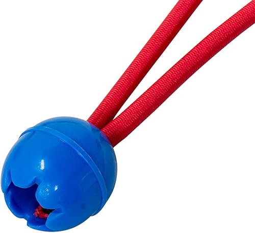 Miniatura 3 de Tienda Basics Bola elástica de 11 pulgadas, rojo con bola azul, paquete de 2 (50 piezas)