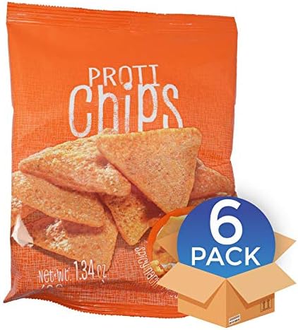 Proti Kind Proti Chips New Nacho Cheese Zesty Diet Chips - 6 Bags - 130 Calories - 15g Protein