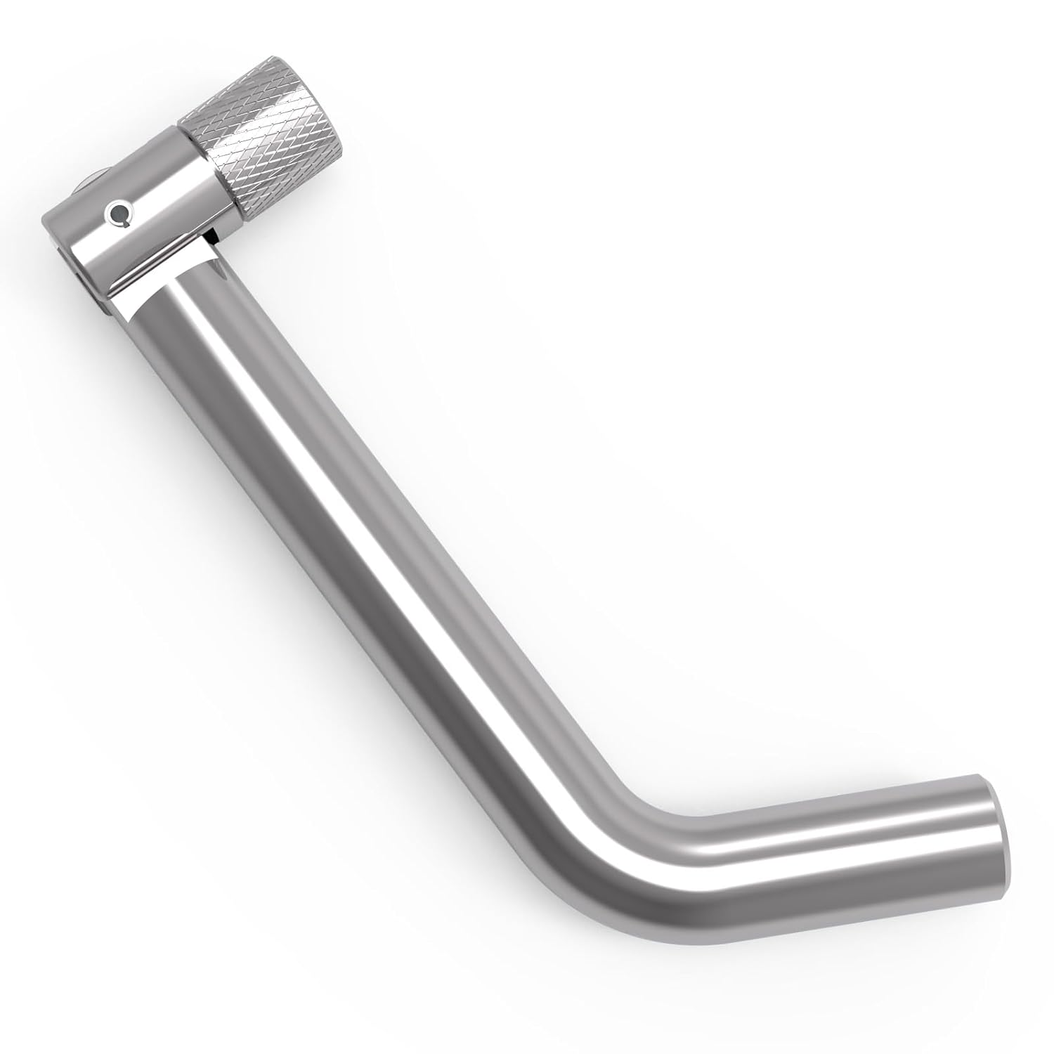 5/8-Inch Trailer Hitch Pin with Integrated Swivel Clip – No Clips Required, Chrome Steel Pivot, Fits 2, 2-1/2, or 3-Inch Receivers, Compatible with B&W, Rhino, Curt Trailer Hitches
