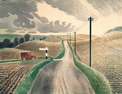Lienzo de alta calidad TVLAR con el arte de Eric Ravilious para decoración de interiores