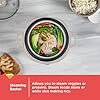 BLACK+DECKER 6-Cup Cooked (3 Cups Uncooked) Rice Cooker, Steaming Basket, Removable Nonstick Bowl, One-Touch Operation, Baked Stone