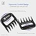 Ofargo Meat Shredder Claws, Bear Claws Paws Shredder for Pulled Pork, Shredding Meat and Beef; 2 Pcs, Black