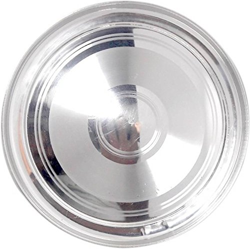 AIA India Round Stainless Steel Dinner Plates Serving Dinner Dishes| Diameter 10.00 Inch | Set of 4