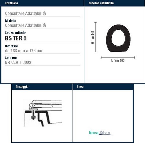 Sedile per wc colibrì 2 Geberit originale ex Pozzi Ginoiri | SAMA' S.R.L