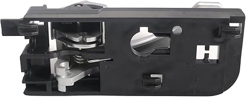 Miniatura 8 de Juego de 4 manijas de puerta interior cromadas para el lado del conductor y del lado del pasajero, juego de manijas interiores plateadas, aptas para