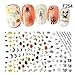 Produktbild Feytuo Halloween Nagelsticker Selbstklebend Wassertransfer,Nail Art Nail Sticker Nail Sticker Set Kunst Aufkleber Maniküre Deko Gemischt Nail Art Sticker DIY Nagel Aufkleber Schrecklich Sale