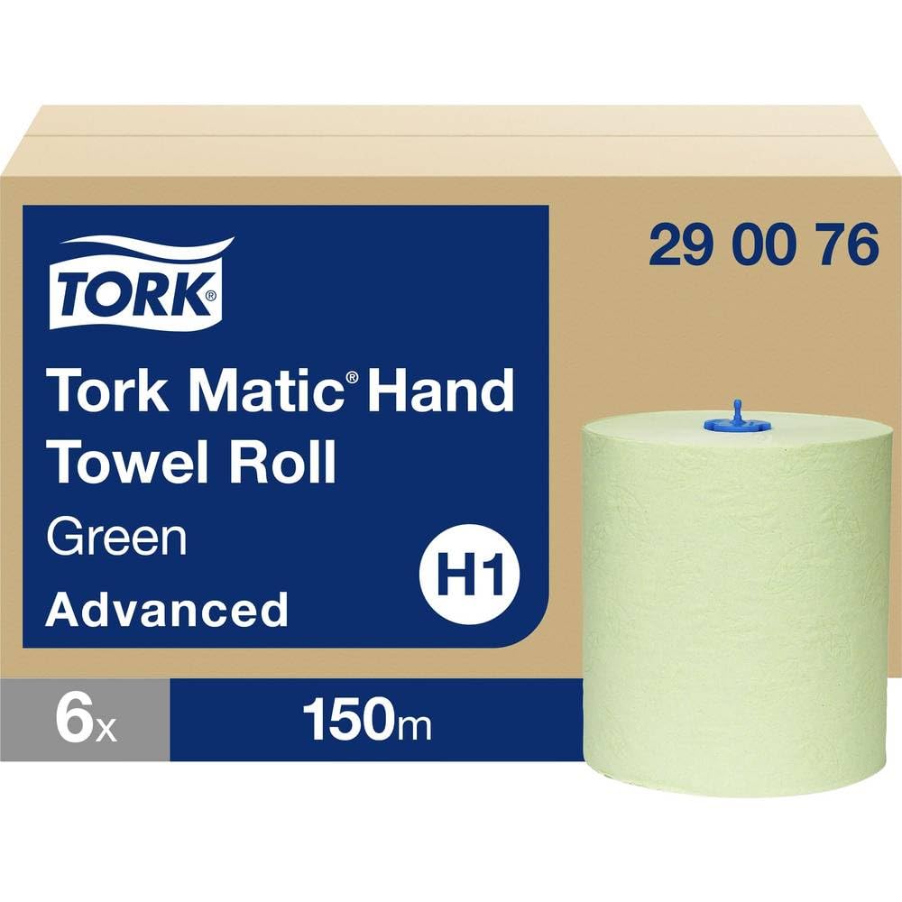 Tork 290076 Matic - Toalla de mano (rollo, 150 m), color verde
