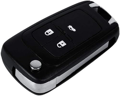 Miniatura 2 de KIMISS Llavero de 3 botones, mando a distancia plegable con 3 botones para Vauxhall Opel Zafira Astra Insignia para Holden Astra