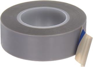 HARFINGTON PTFE Film Tape Roll, 0.8" x 33 ft High Temperature Tape 0.18mm Thickness with Single Side Adhesive for Vacuum Sealer Machine, Hand Impulse Sealers, Gray