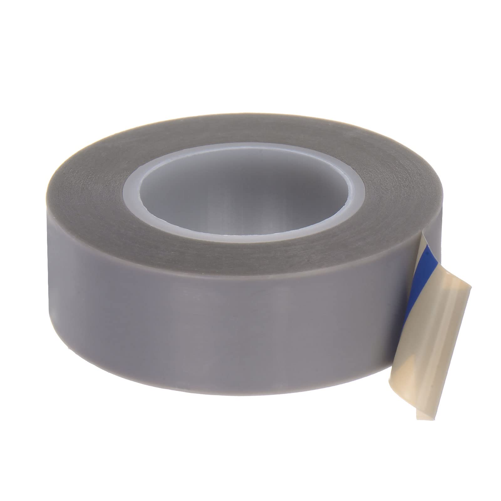 sourcing map PTFE Film Tape Roll, 0.8" x 33 ft High Temperature Tape 0.18mm Thickness with Single Side Adhesive for Vacuum Sealer Machine, Hand Impulse Sealers, Gray