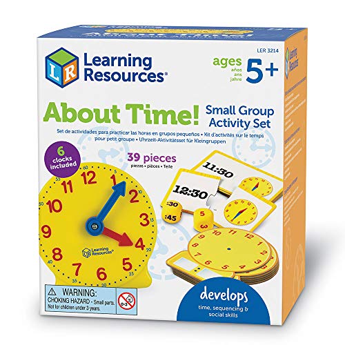 Learning Resources Ler3214 Time Small Group Activity Set Of 6 #TOP2