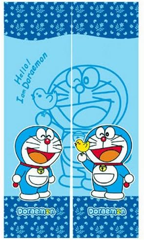 Fujiko Blue Doraemon and Chicklet Window Curtain
