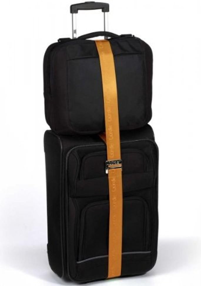 The Gurdle 3 in1 Luggage Strap (Orange) (6.5"H x 2.56"W x 1.77"D)