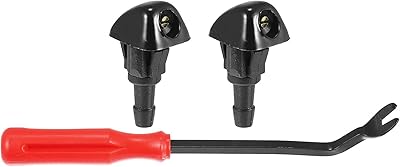 Unifizz 3pcs Front Windshield Wiper Washer Nozzle Spray Jet Kit 76810S10A02 for Honda CR-V 1999-2004 for Acura RL 1999-2004 SK58042