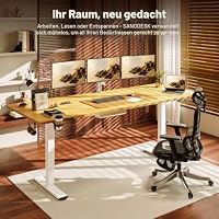 SANODESK Höhenverstellbarer Schreibtisch elektrisch 200x80 cm – Ansicht 3