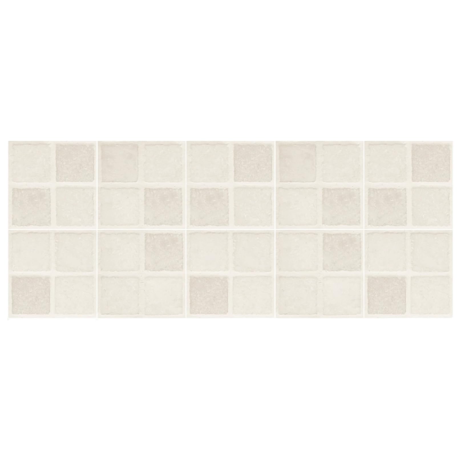 CAKEEYUM 10 Sheets Tile Stickers 8x8 Self Adhesive Heat-Resistant Waterproof PVC Peel and Stick Backsplash for Kitchen Bathroom Home Beige