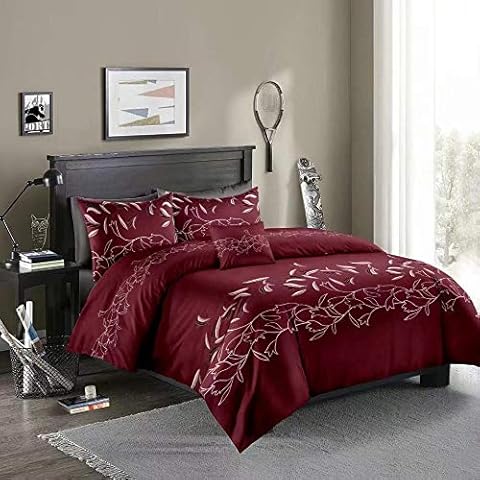 Feelyou Vintage Jacquard Duvet Cover Set Cover