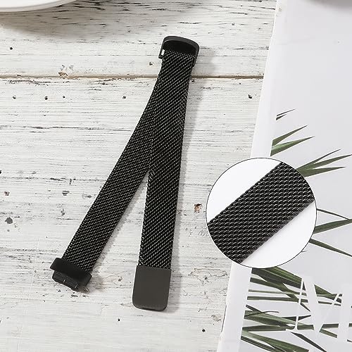 KINBOM Replacement Strap for Fitbit Inspire 3, Adjustable Metal Watch Bands with Magnetic Loop - Image 4