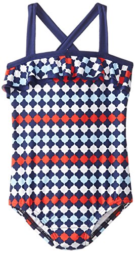 Maillot de bain mosaïque fille marine Splendid 5 ans vêtement de plage été