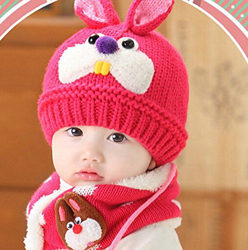 DAYAN Cute bunny carino Berretto invernale