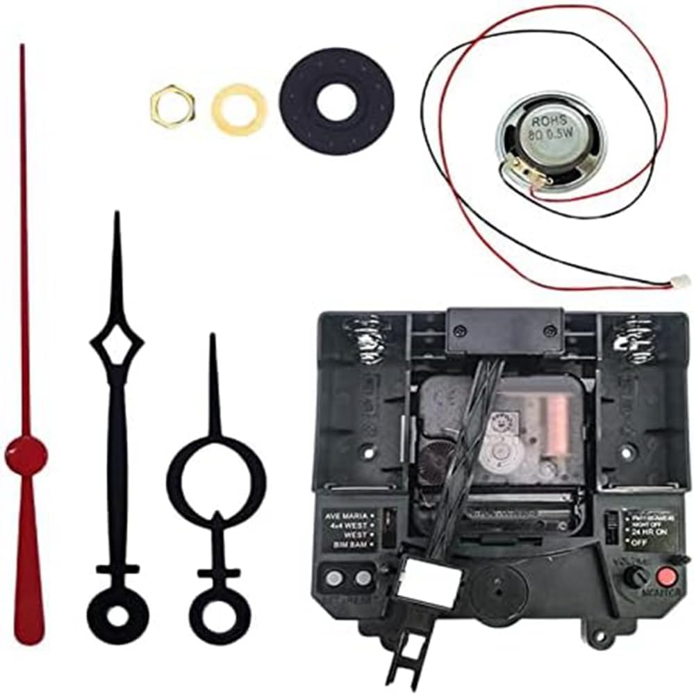 Quartz Pendulum Clock Movement, with Mobile Phoneaccessories Parts Repair Tool to Make Long Axis Replacement Spare Parts Accessories for Repair