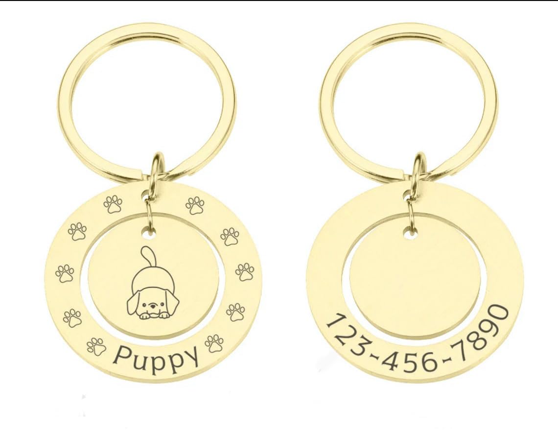 Adornkeys Personalized Dog Tag with Phone Number,Funny Puppy Tag,Dog Tag for Dogs,Dog Tag Personalized,Unique Microchipped Pet Tag (B0CHW7RP3C) Amazon Price History, Amazon Price Tracker