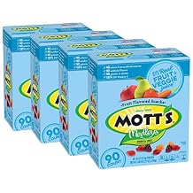 Motts Medley Assorted Fruit Flavored Snacks 90 Count 4 Pack