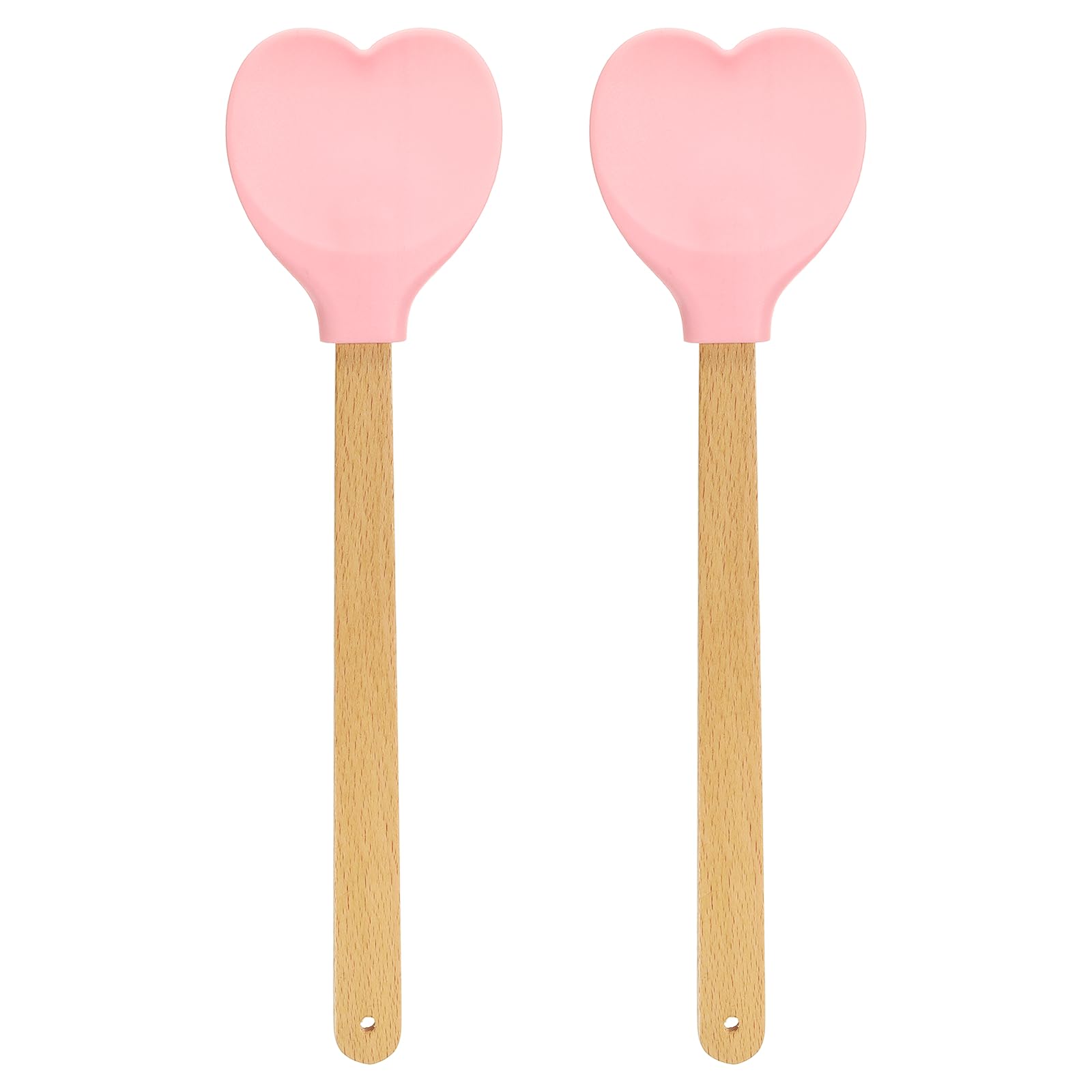 Spatules en silicone en forme de cœur pour des moments de cuisine en famille