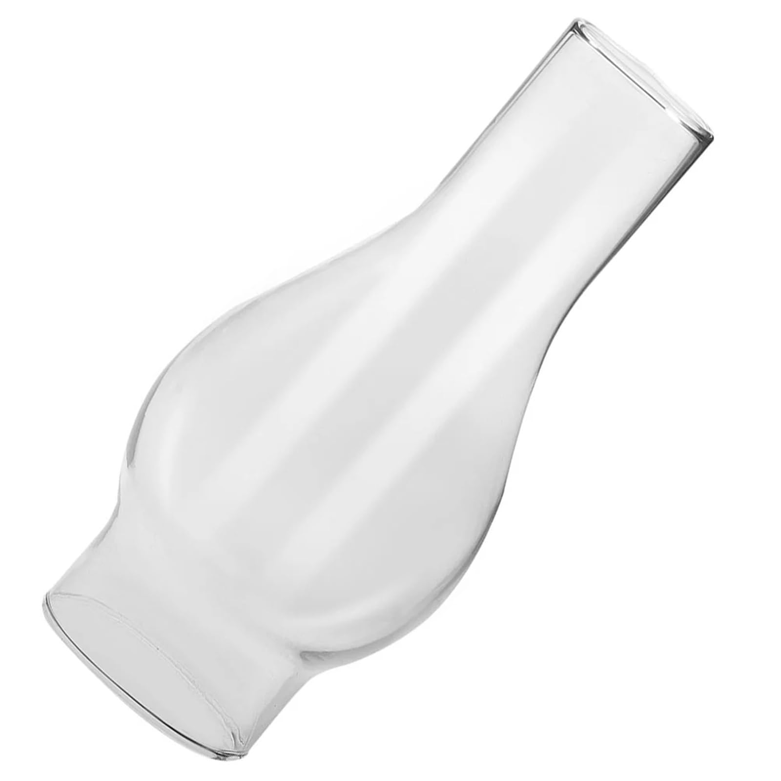 Hand Blown Glass Lampshade Oil Lamp Chimney Replacement Kerosene Shade Vintage Clear Cover Shell for Desktop Decoration