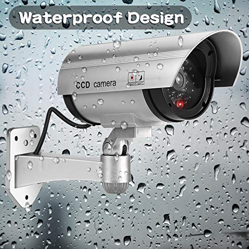Fitnate HS0264 Fake Camera, Dummy Camera Cctv Surveillance System With Led Red Flashing Light With 4 Safety Warning Stickers, Fake Security Camera thumb #6